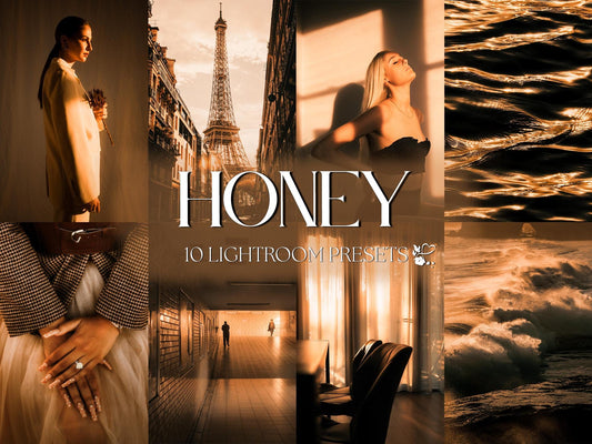 10 Honey LIGHTROOM Presets Mobile & Desktop
