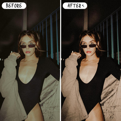 10 Grainy LIGHTROOM Presets Mobile & Desktop