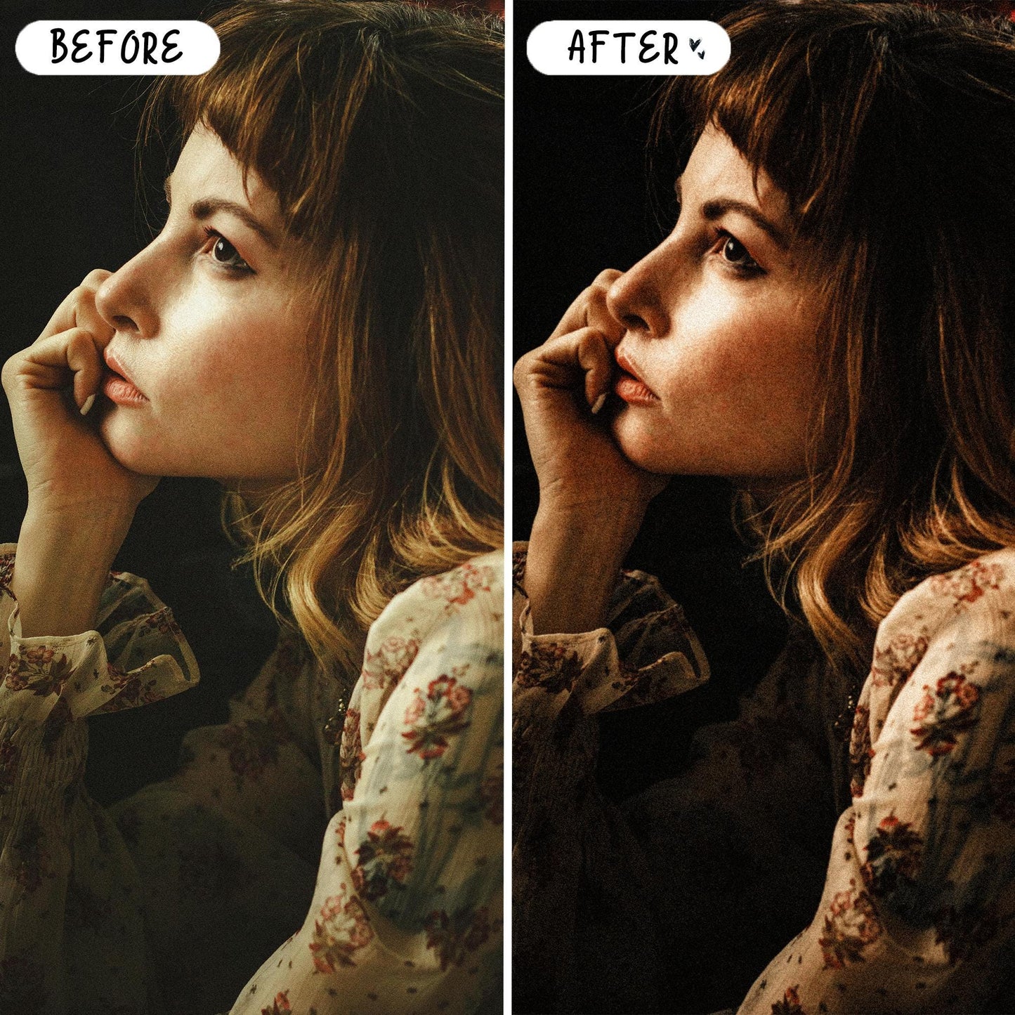 10 Grainy LIGHTROOM Presets Mobile & Desktop