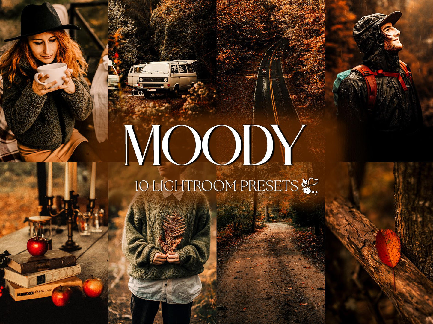 10 Moody Fall LIGHTROOM Presets Mobile & Desktop