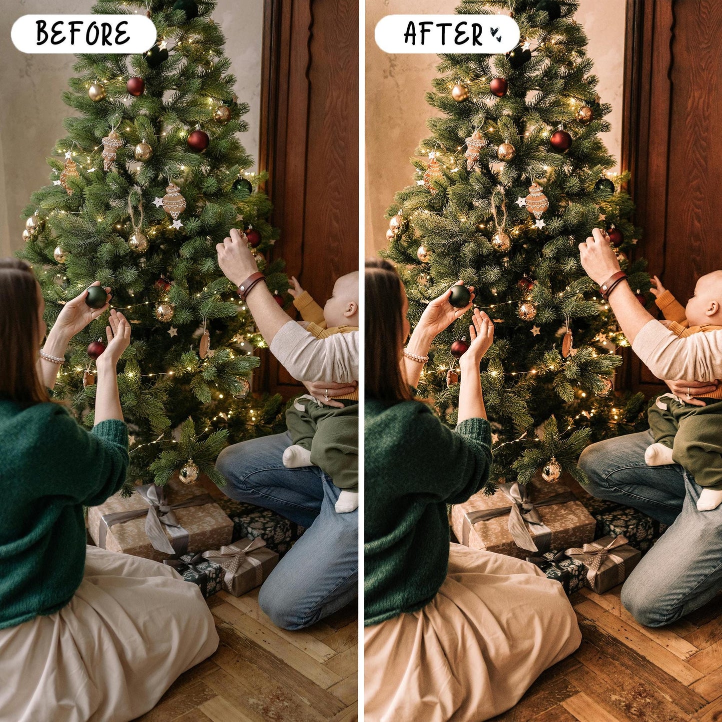 10 Festive LIGHTROOM Presets Mobile & Desktop