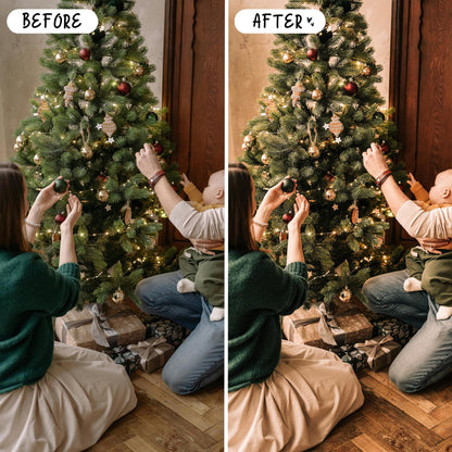 10 Festive LIGHTROOM Presets Mobile & Desktop
