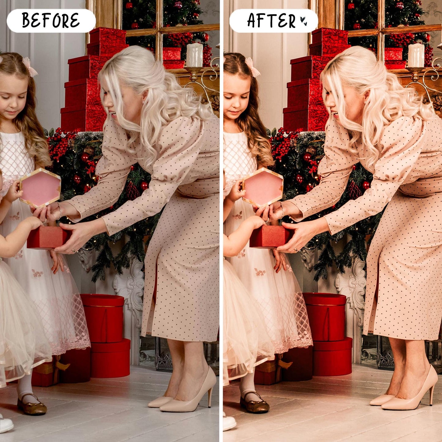 10 Festive LIGHTROOM Presets Mobile & Desktop