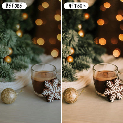 10 Festive LIGHTROOM Presets Mobile & Desktop