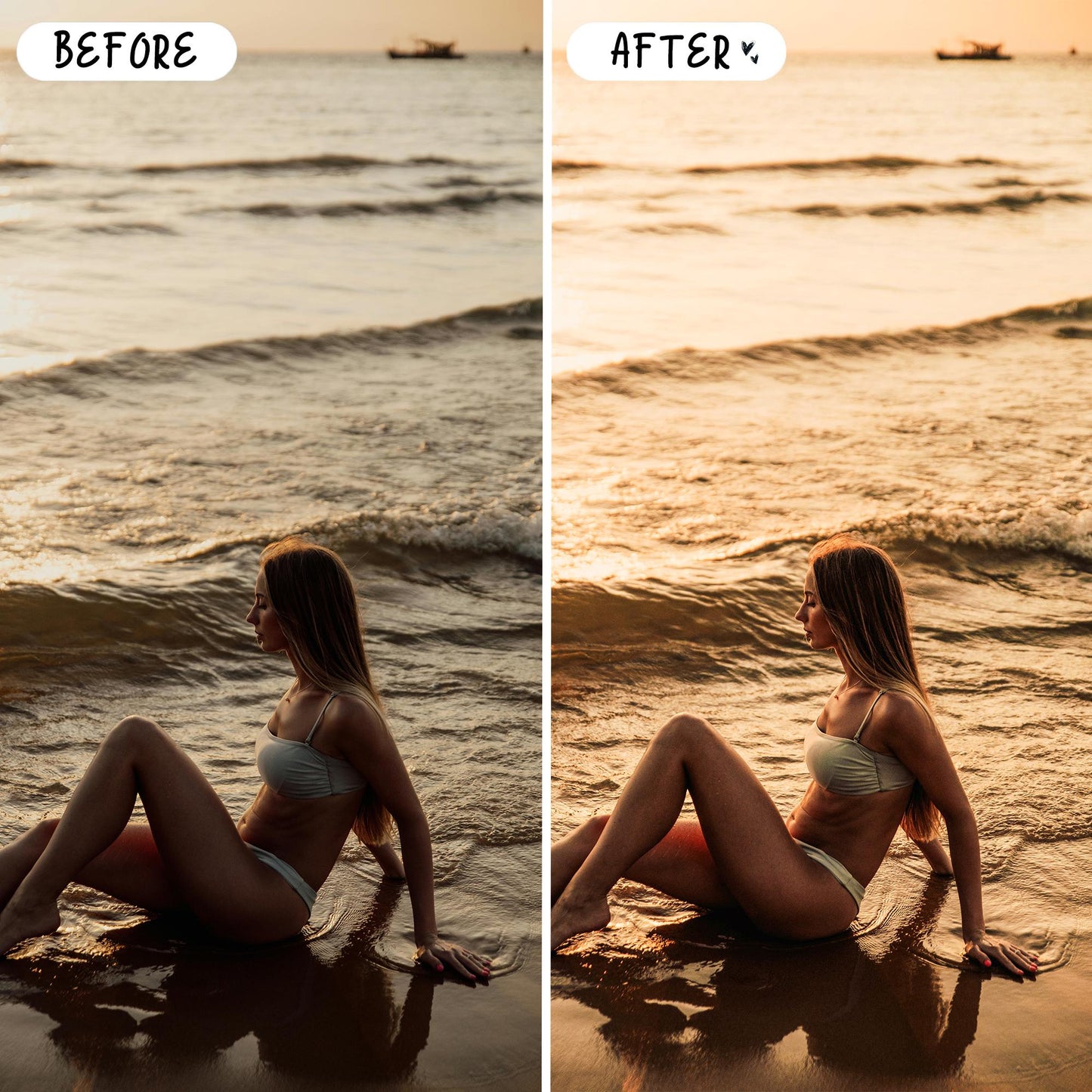 10 Suntan LIGHTROOM Presets Mobile & Desktop