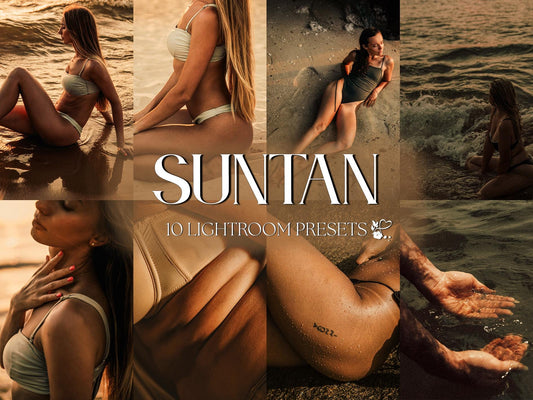 10 Suntan LIGHTROOM Presets Mobile & Desktop