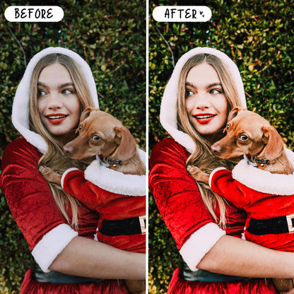 10 Xmas LIGHTROOM Presets Mobile & Desktop