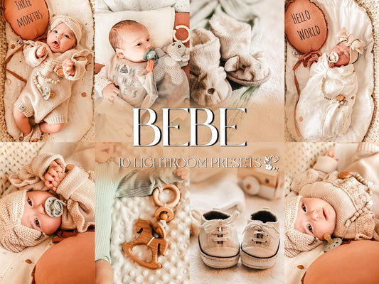 10 Bebe LIGHTROOM Presets Mobile & Desktop