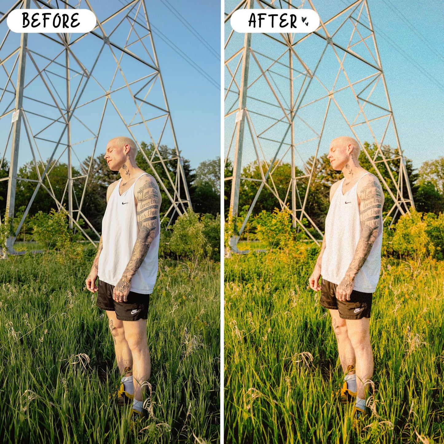 10 Analog LIGHTROOM Presets Mobile & Desktop