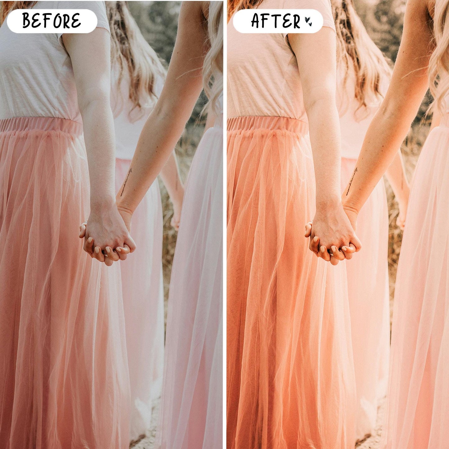 10 Rose LIGHTROOM Presets Mobile & Desktop