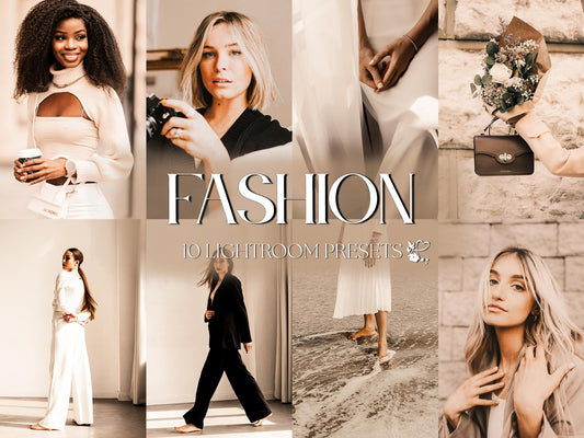 10 Fashion LIGHTROOM Presets Mobile & Desktop