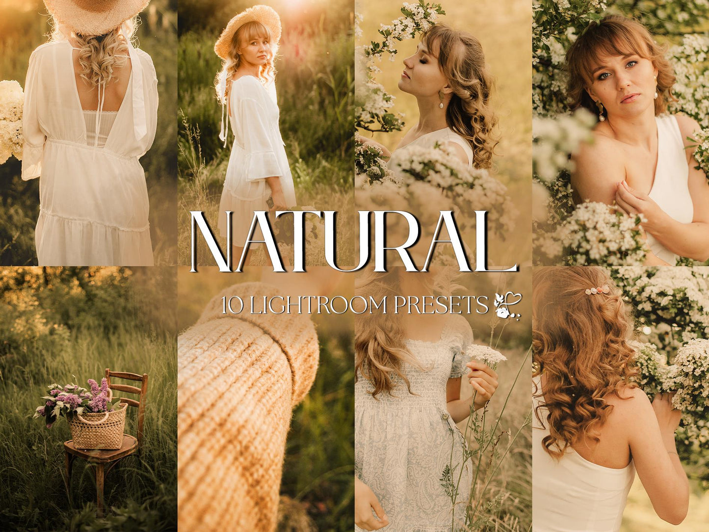 10 Natural LIGHTROOM Presets Mobile & Desktop