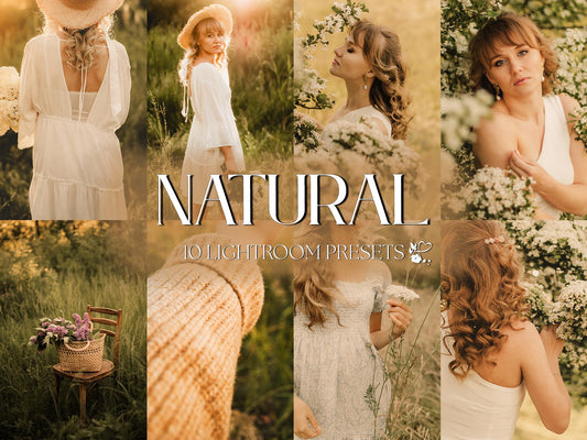 10 Natural LIGHTROOM Presets Mobile & Desktop