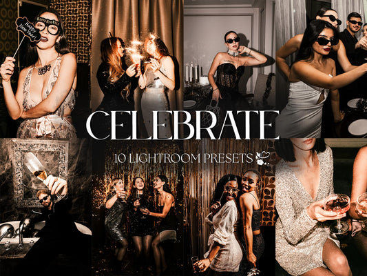 10 New Years LIGHTROOM Presets Mobile & Desktop