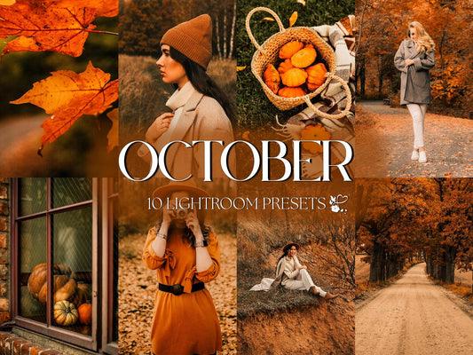 10 October LIGHTROOM Presets Mobile & Desktop
