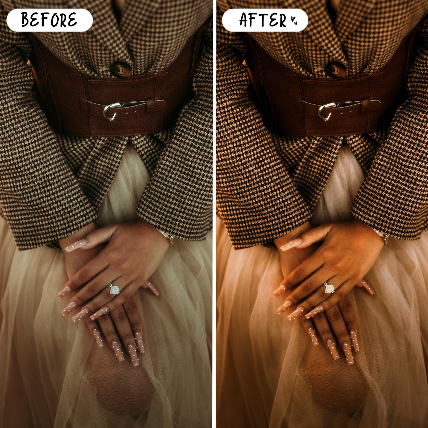 10 Honey LIGHTROOM Presets Mobile & Desktop