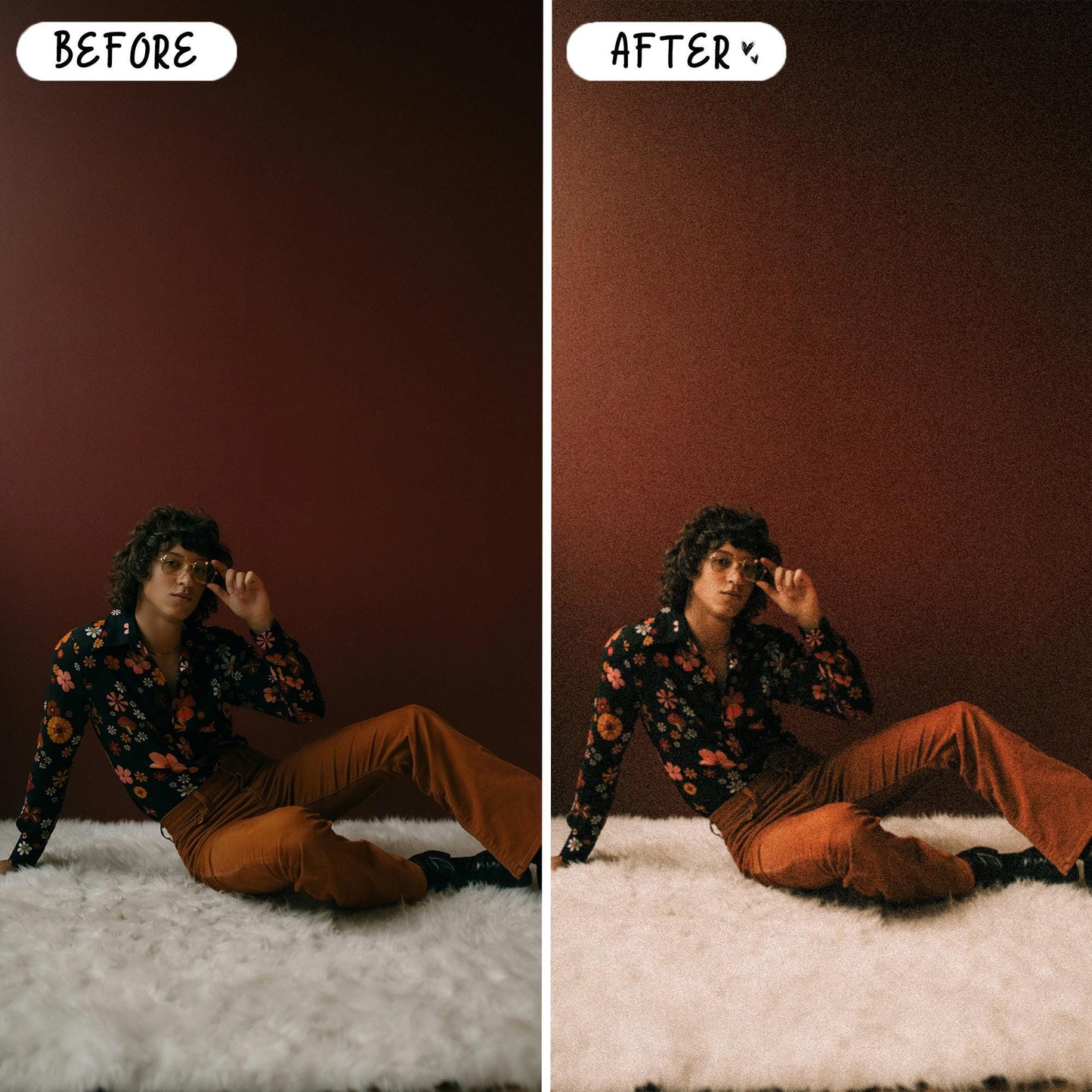 10 Grainy LIGHTROOM Presets Mobile & Desktop