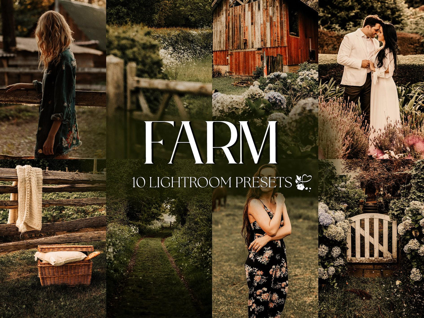 10 Farm LIGHTROOM Presets Mobile & Desktop