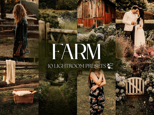 10 Farm LIGHTROOM Presets Mobile & Desktop
