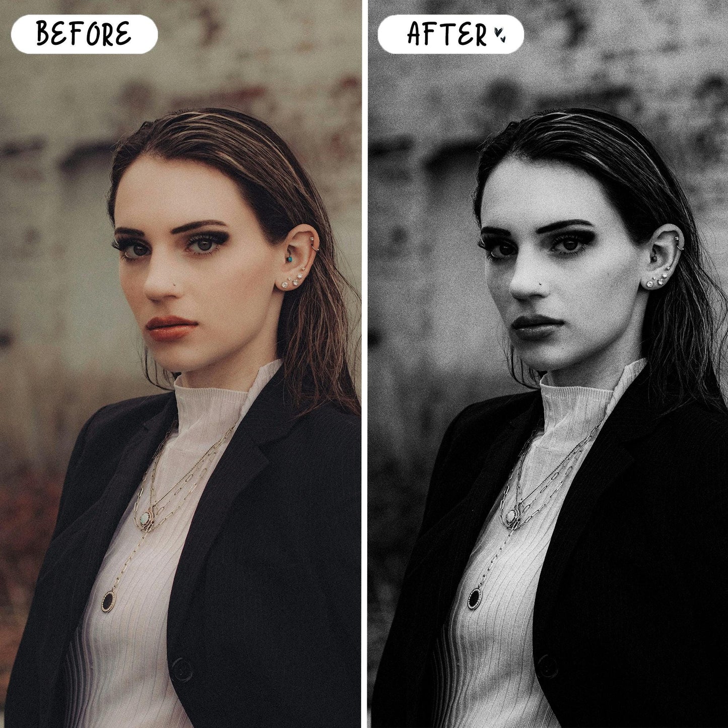 10 Editorial LIGHTROOM Presets Mobile & Desktop
