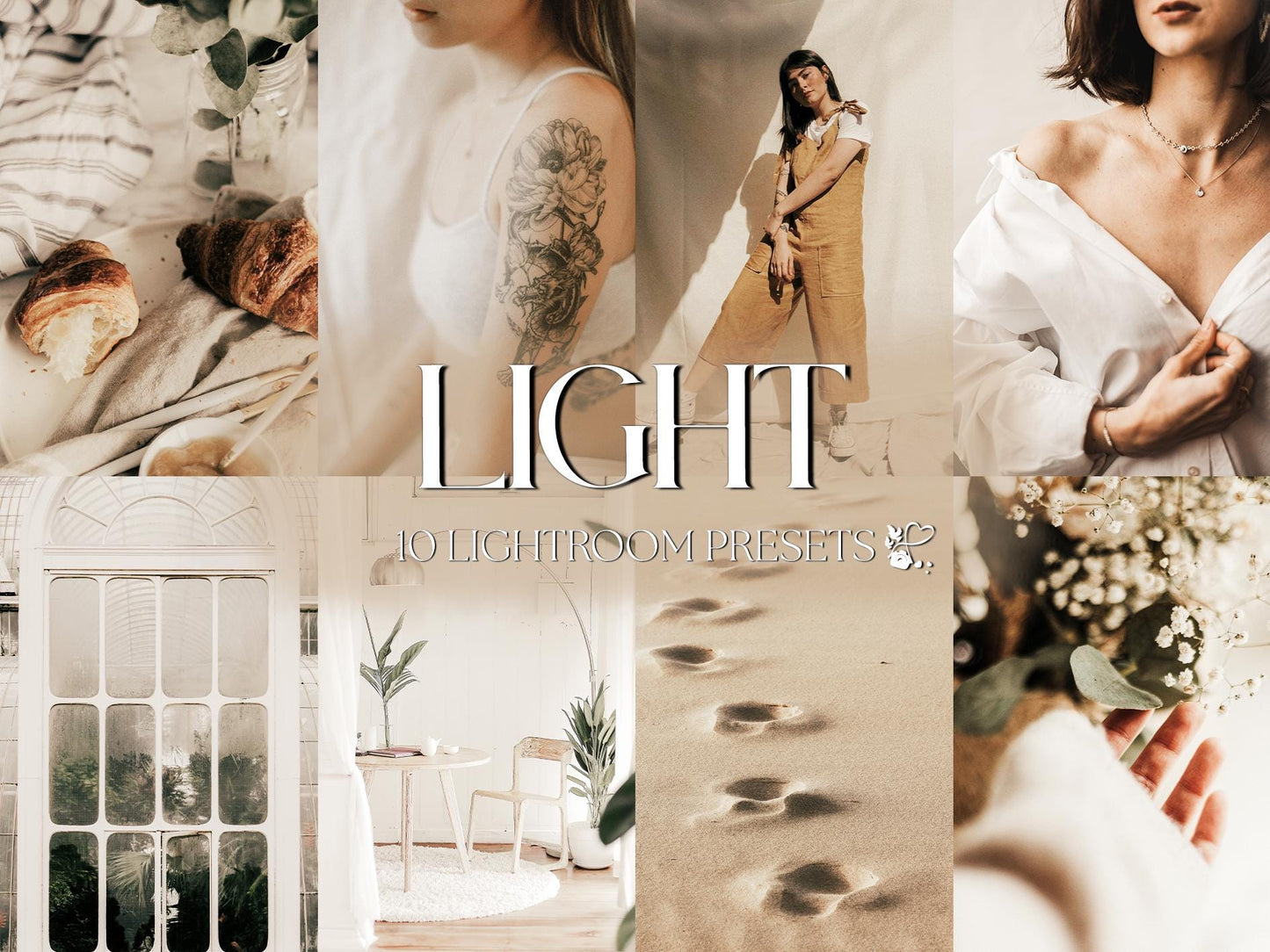 10 Light LIGHTROOM Presets Mobile & Desktop