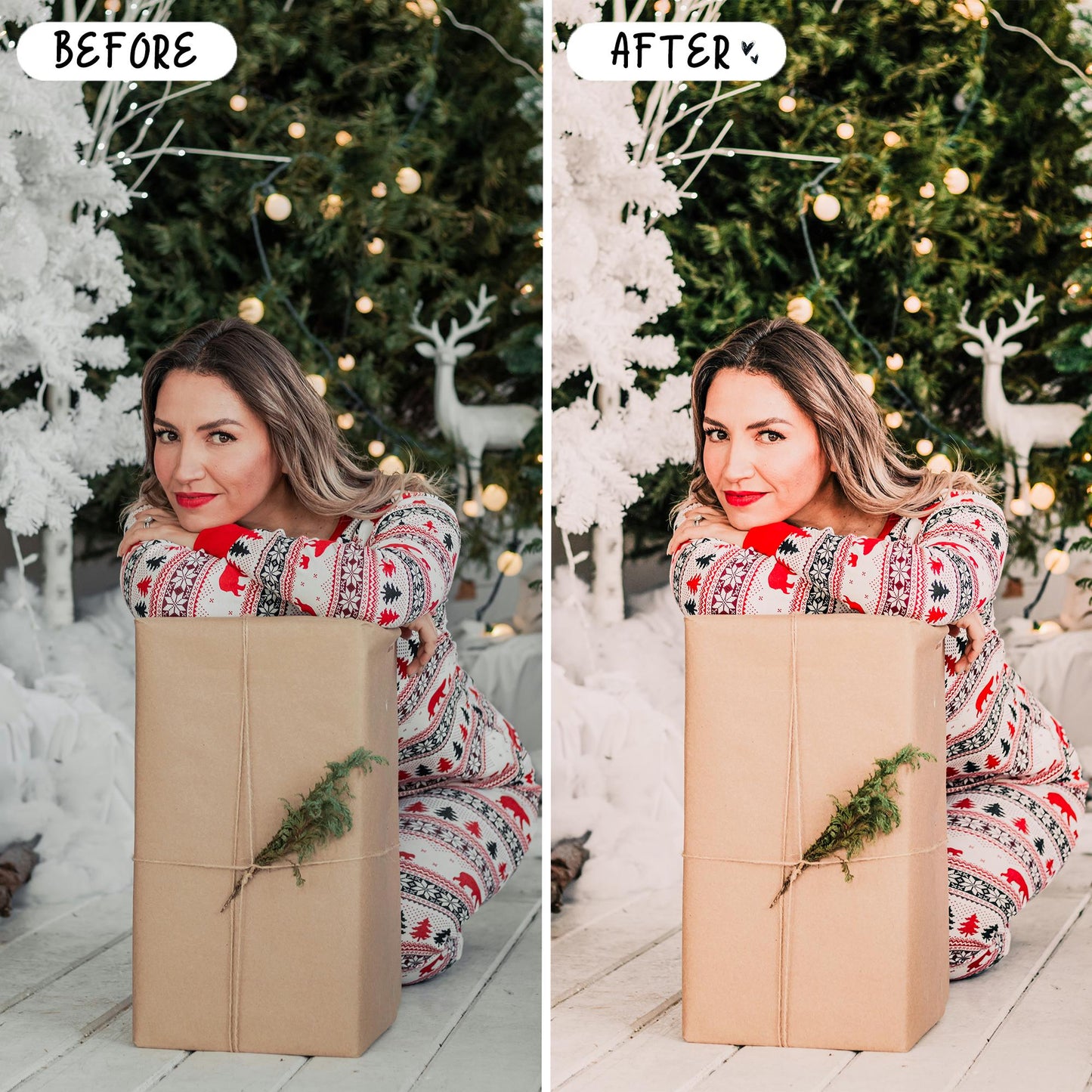 10 Xmas LIGHTROOM Presets Mobile & Desktop