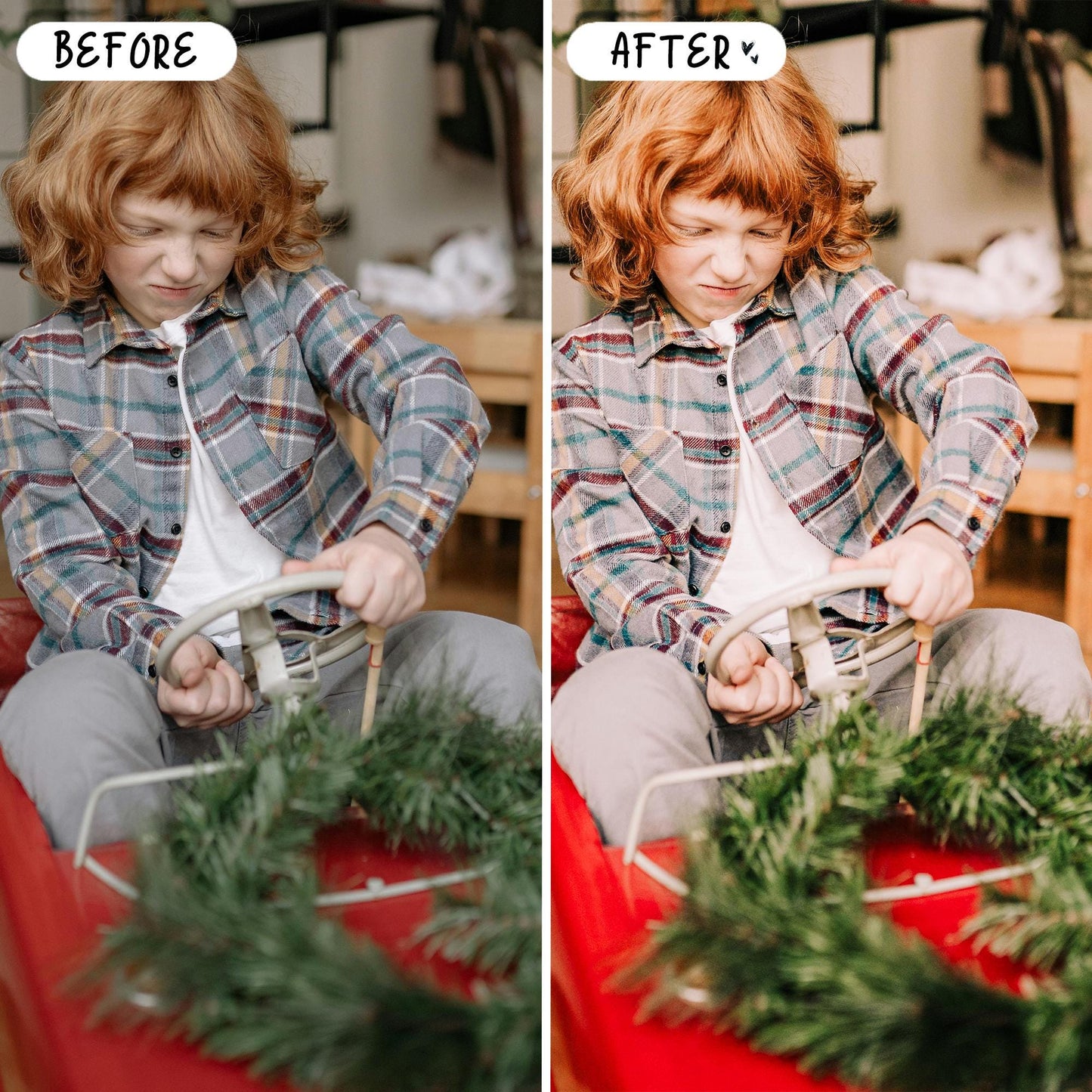10 Xmas LIGHTROOM Presets Mobile & Desktop