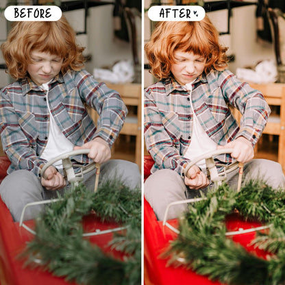10 Xmas LIGHTROOM Presets Mobile & Desktop