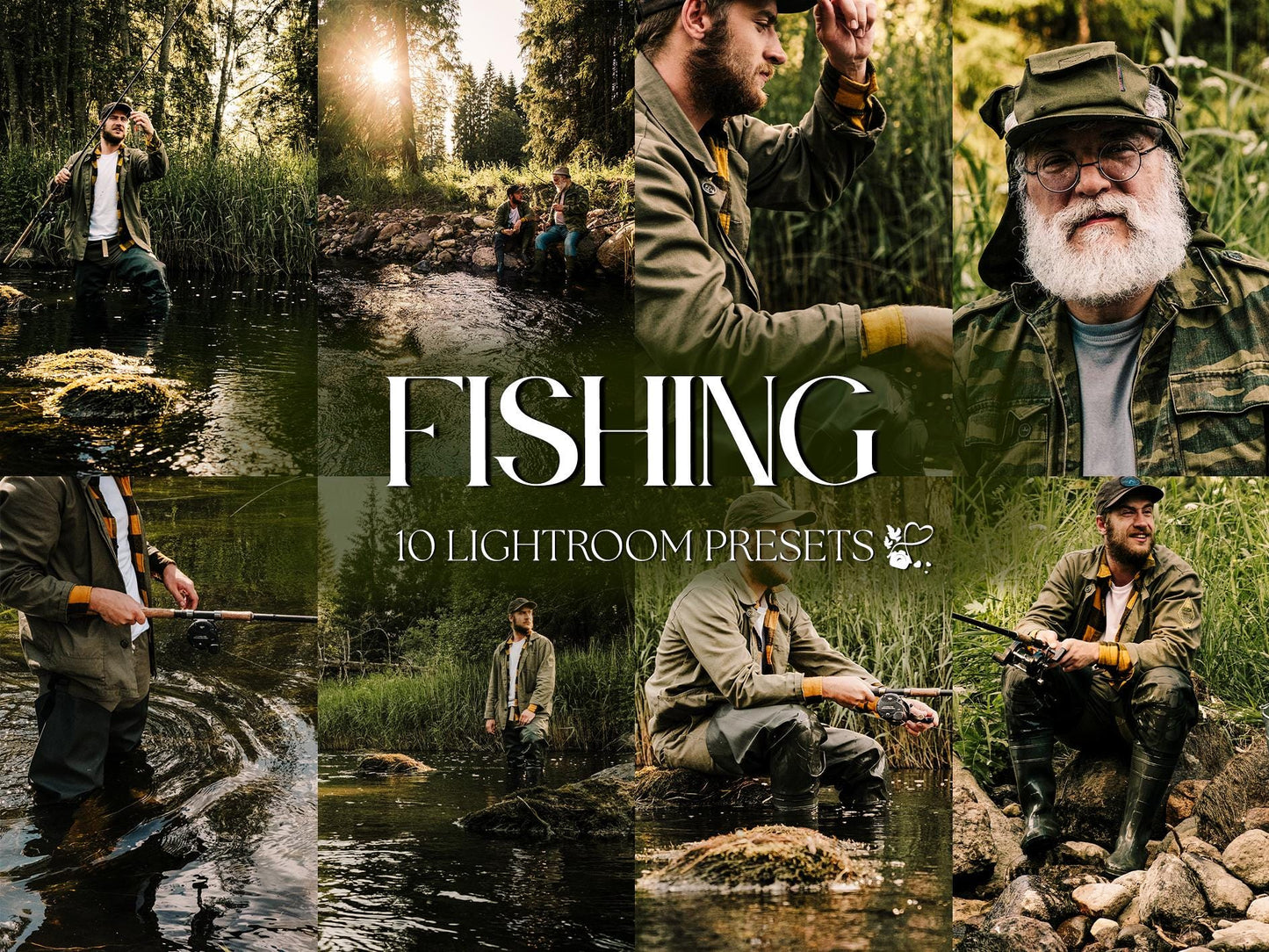 10 Fishing LIGHTROOM Presets Mobile & Desktop