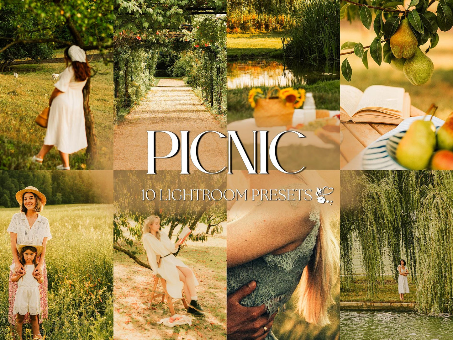 10 Picnic LIGHTROOM Presets Mobile & Desktop