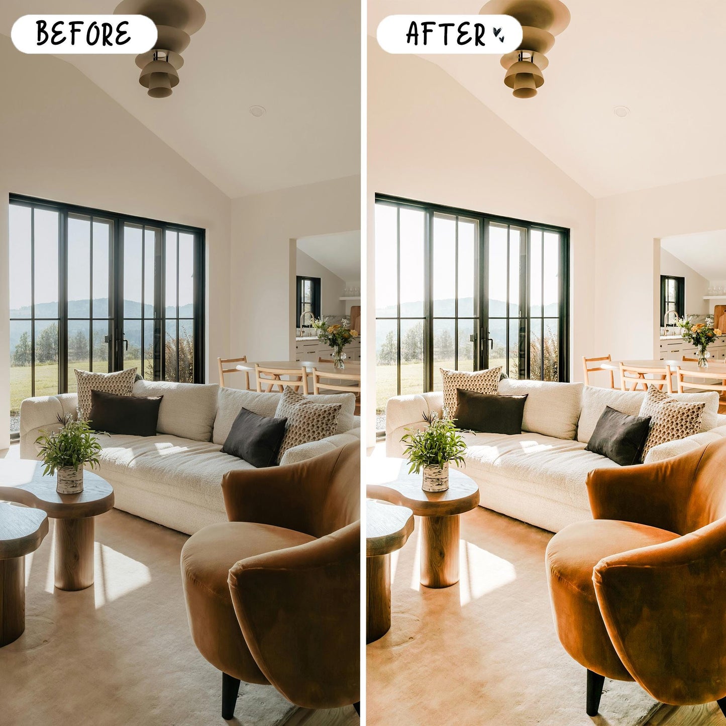 10 Interior LIGHTROOM Presets Mobile & Desktop