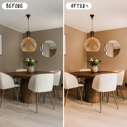 10 Interior LIGHTROOM Presets Mobile & Desktop