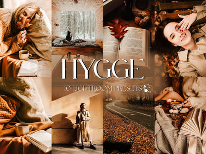 10 Hygge LIGHTROOM Presets Mobile & Desktop