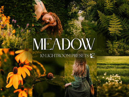 10 Meadow LIGHTROOM Presets Mobile & Desktop