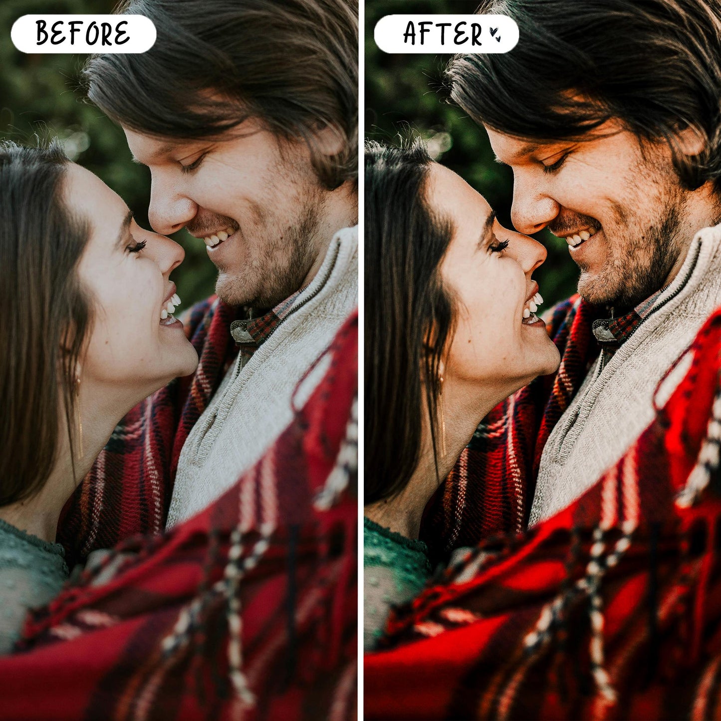 10 Christmas LIGHTROOM Presets Mobile & Desktop