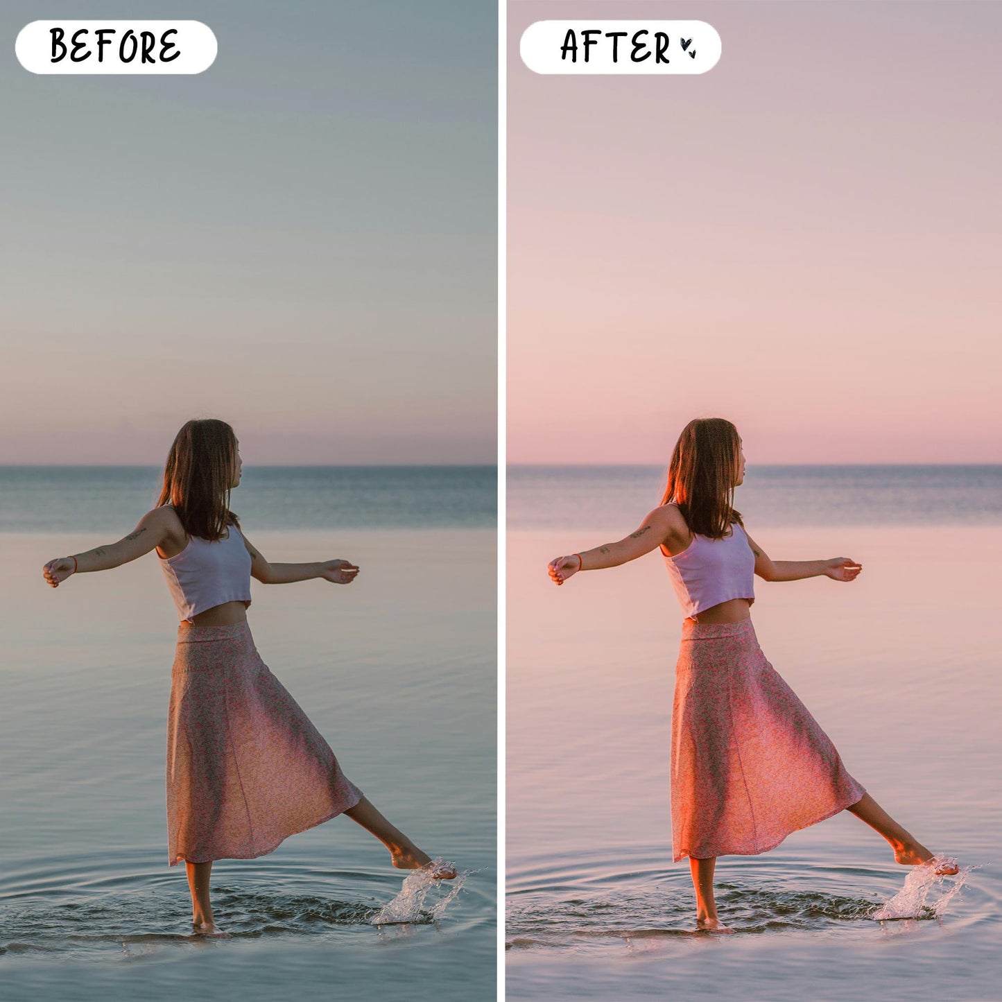 10 Blush LIGHTROOM Presets Mobile & Desktop