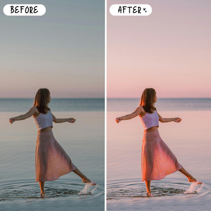 10 Blush LIGHTROOM Presets Mobile & Desktop