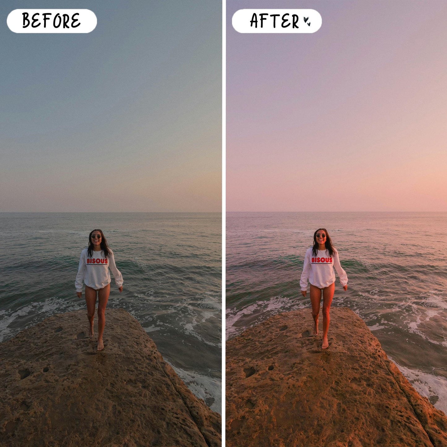 10 Blush LIGHTROOM Presets Mobile & Desktop