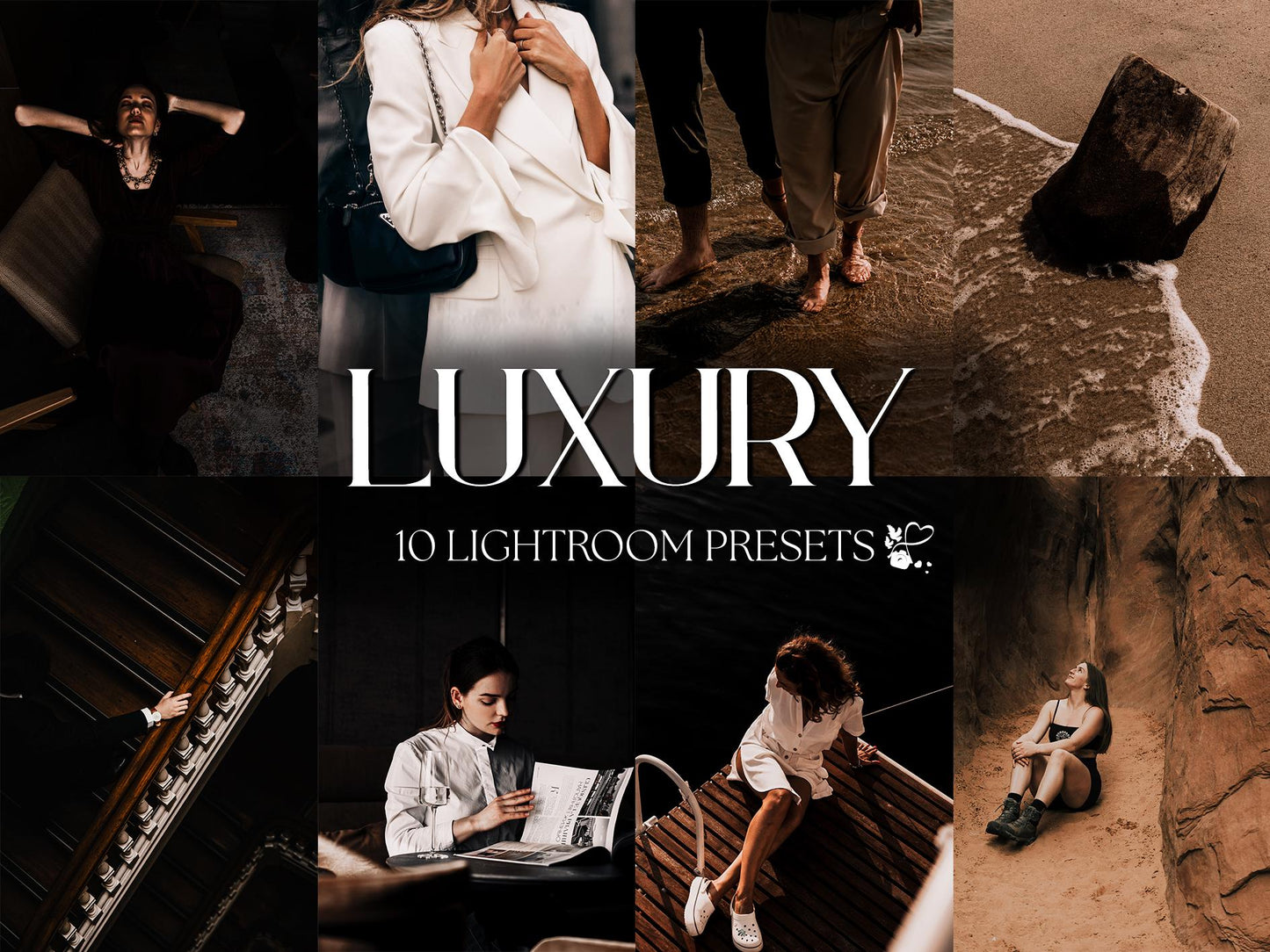 10 Luxury LIGHTROOM Presets Mobile & Desktop