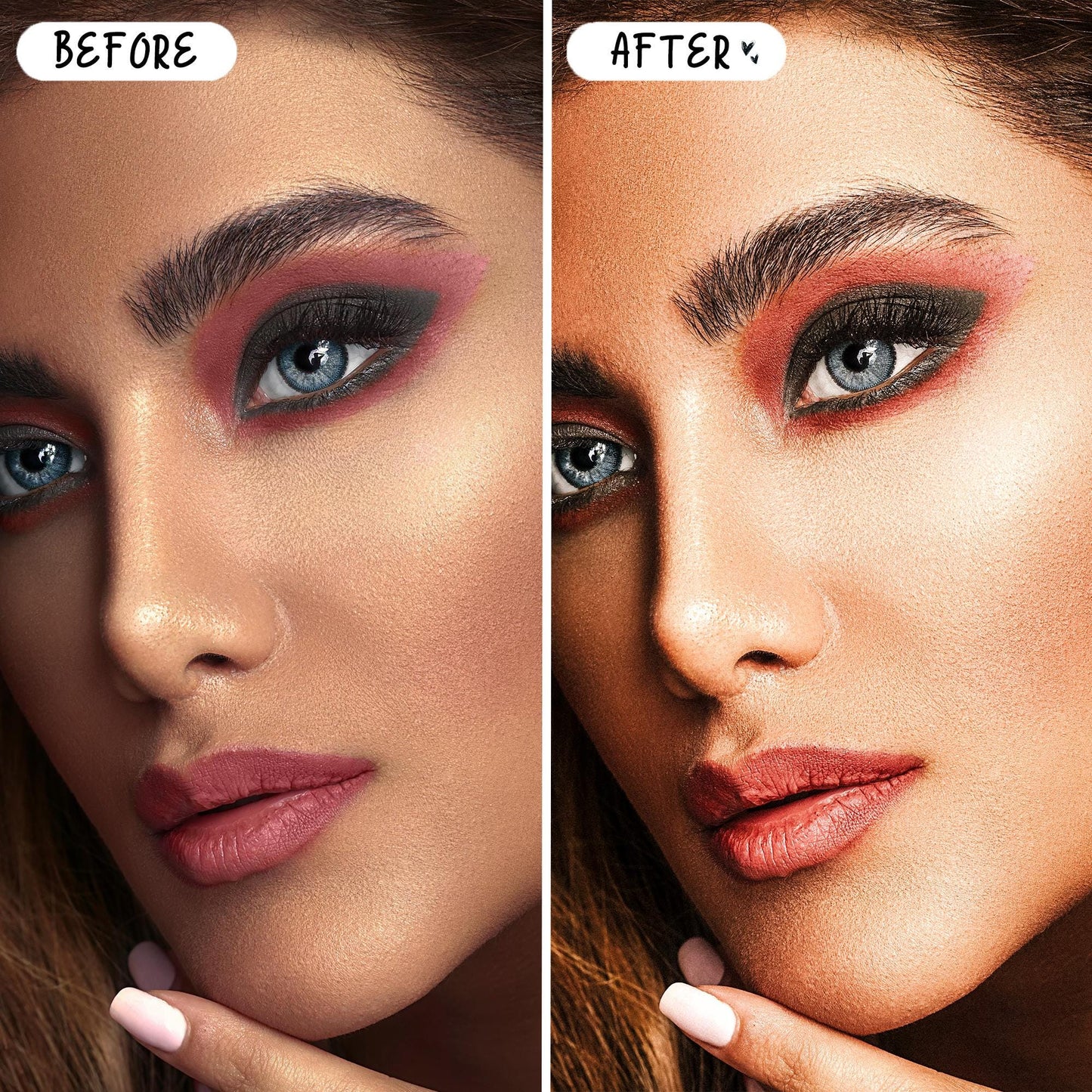 10 Portrait LIGHTROOM Presets Mobile & Desktop