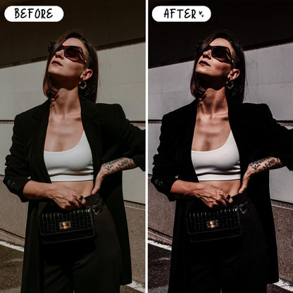 10 Silver LIGHTROOM Presets Mobile & Desktop