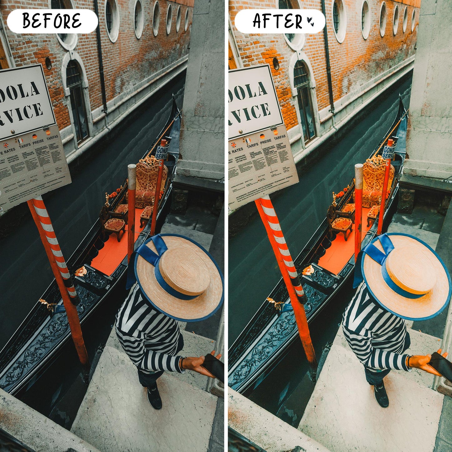 10 Venice LIGHTROOM Presets Mobile & Desktop