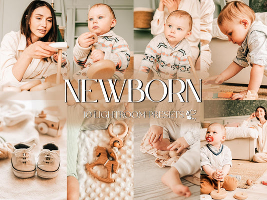10 Newborn LIGHTROOM Presets Mobile & Desktop