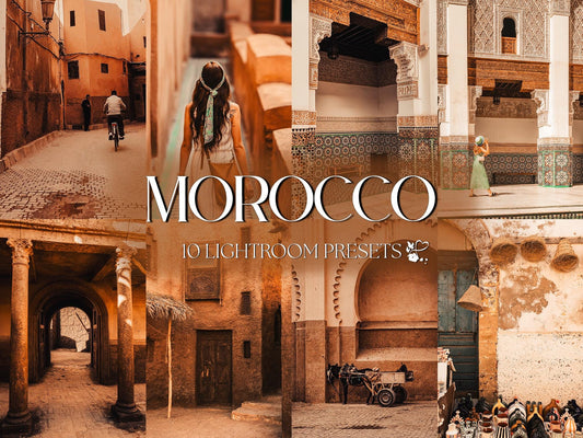 10 Morocco LIGHTROOM Presets Mobile & Desktop