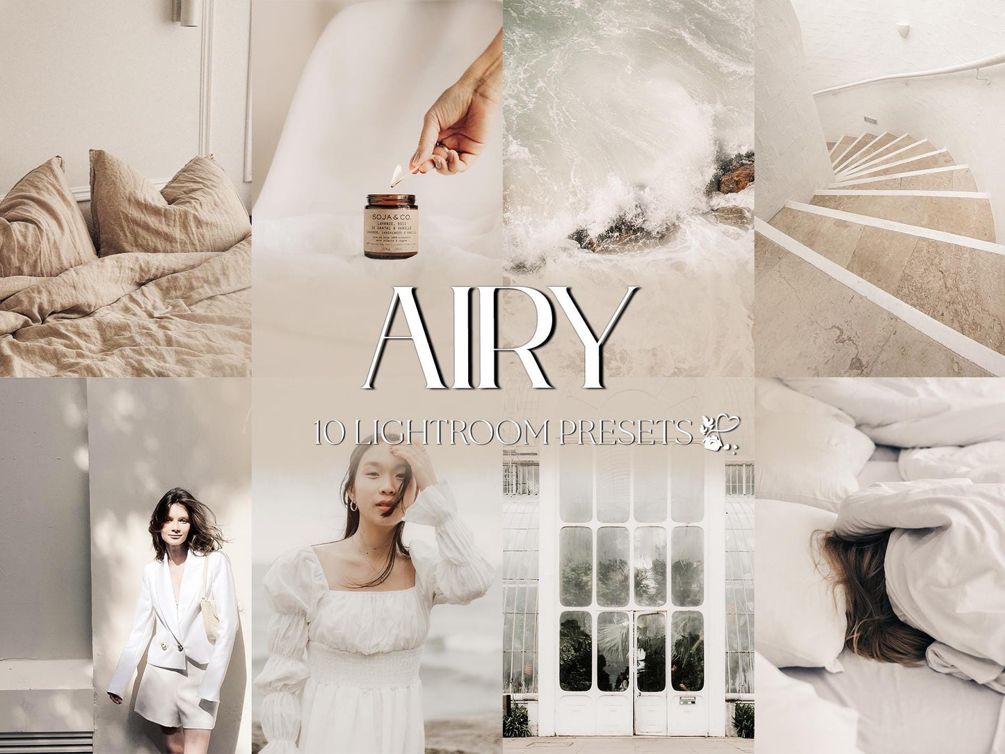 10 Airy LIGHTROOM Presets Mobile & Desktop