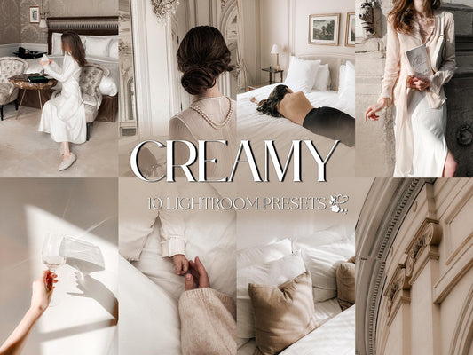 10 Creamy LIGHTROOM Presets Mobile & Desktop