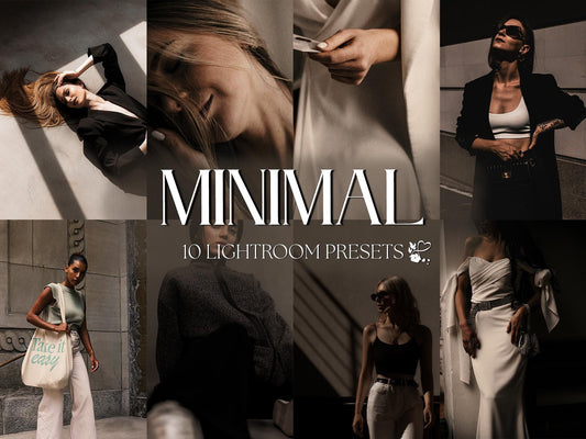 10 Minimal LIGHTROOM Presets Mobile & Desktop