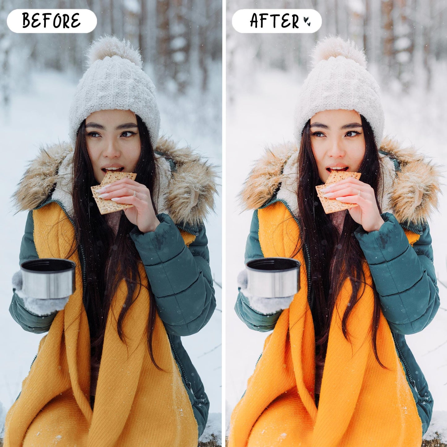 10 Christmas LIGHTROOM Presets Mobile & Desktop