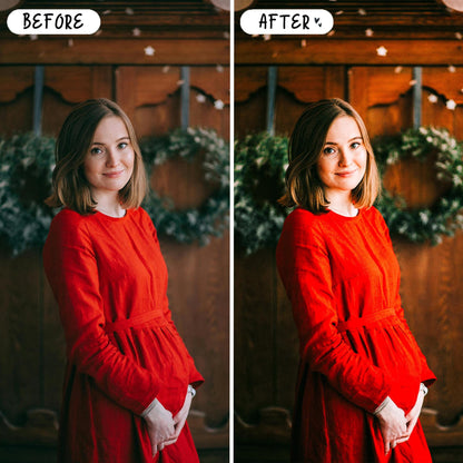 10 Christmas LIGHTROOM Presets Mobile & Desktop