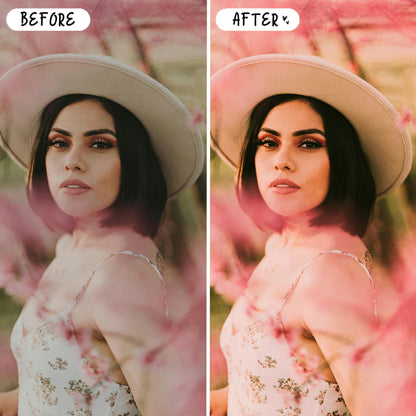 10 Blush LIGHTROOM Presets Mobile & Desktop